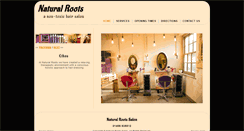 Desktop Screenshot of naturalroots-salon.co.uk